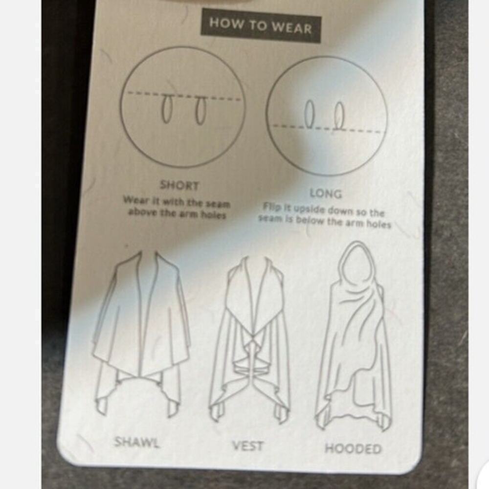 Look By M Basic Shawl Vest Cool Mint Green One Size - Picture 6 of 7